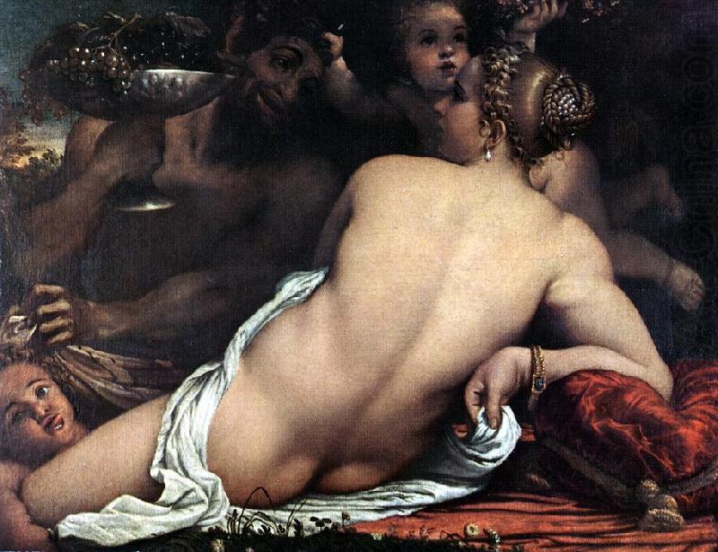 Venus with a Satyr and Cupids, CARRACCI, Annibale